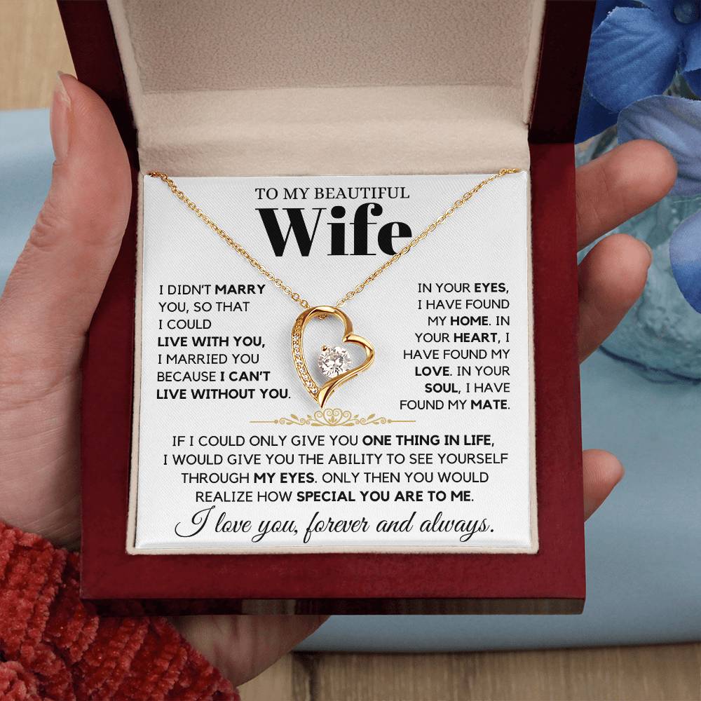 I Can't Live Without You- Christmas Gift To Wife