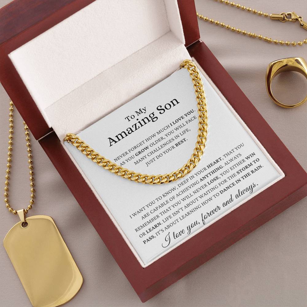 Heartfelt Gift To Son