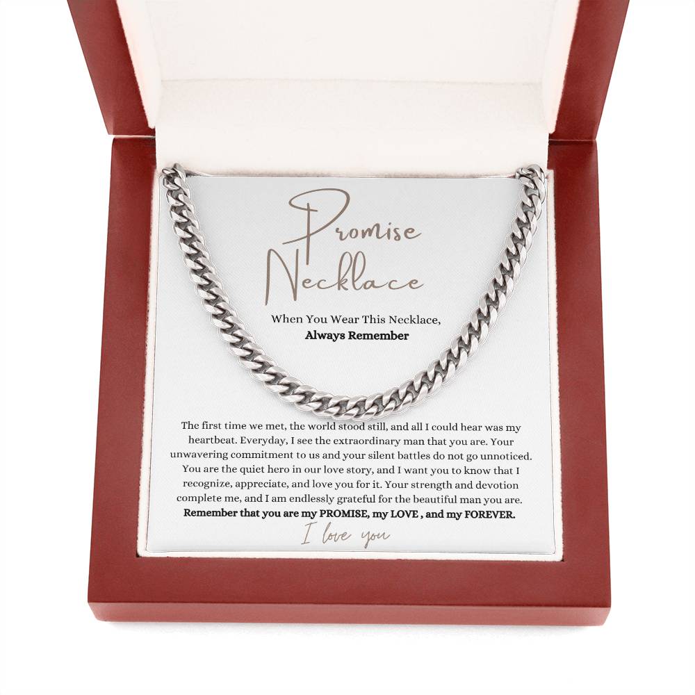 Promise Necklace - Gift For Him