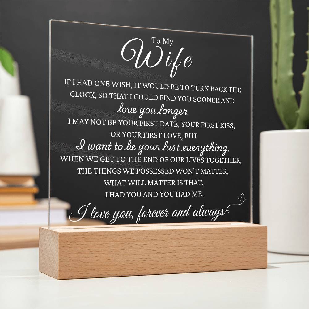 Gift To Wife - If I Had One Wish