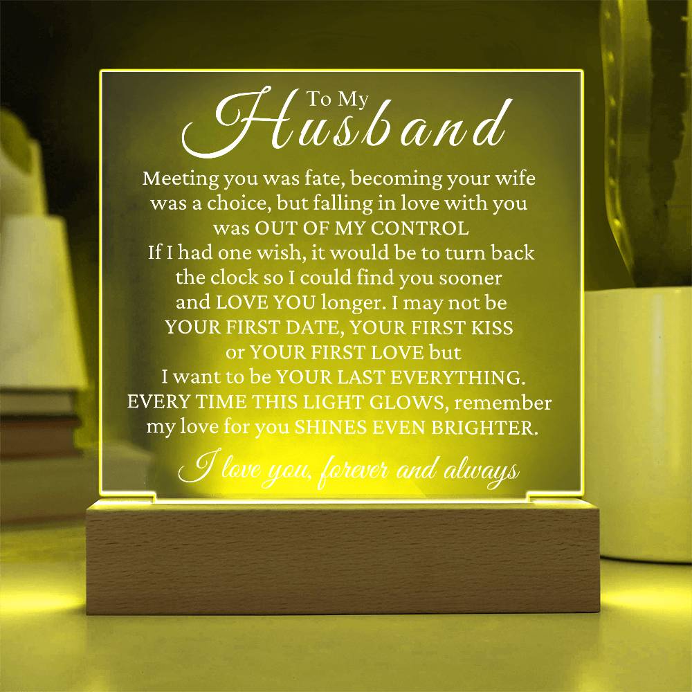 Gift To Husband - Meeting You Was Fate