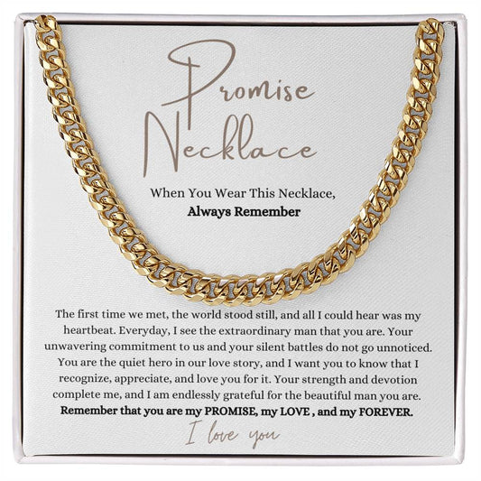 Promise Necklace - Gift For Him