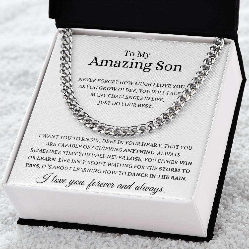 Heartfelt Gift To Son