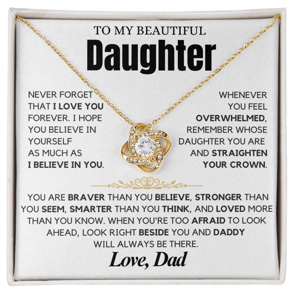Never Forget That I Love You - Christmas Gift To Daughter
