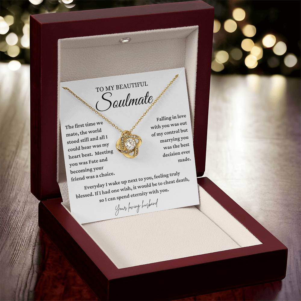Necklace Gift For Her - Soulmate Gift