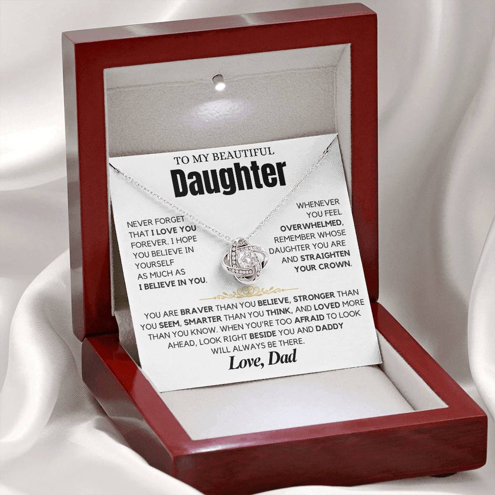 Never Forget That I Love You - Christmas Gift To Daughter