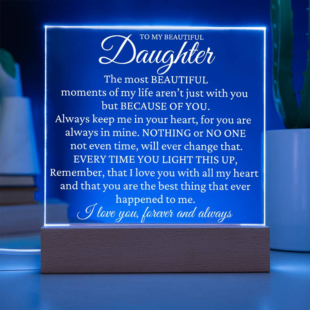 The Most Beautiful Moments - Christmas Gift To Daughter