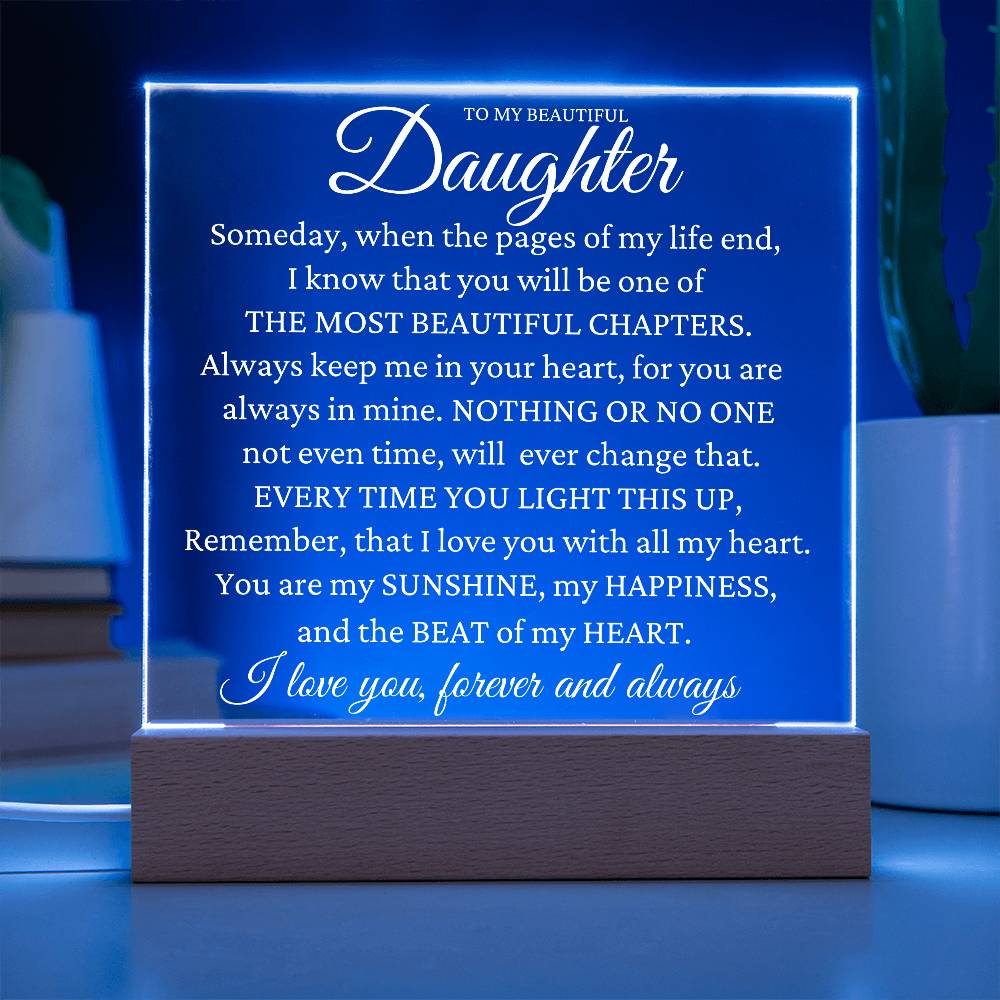 Gift To Daughter -  My Sunshine