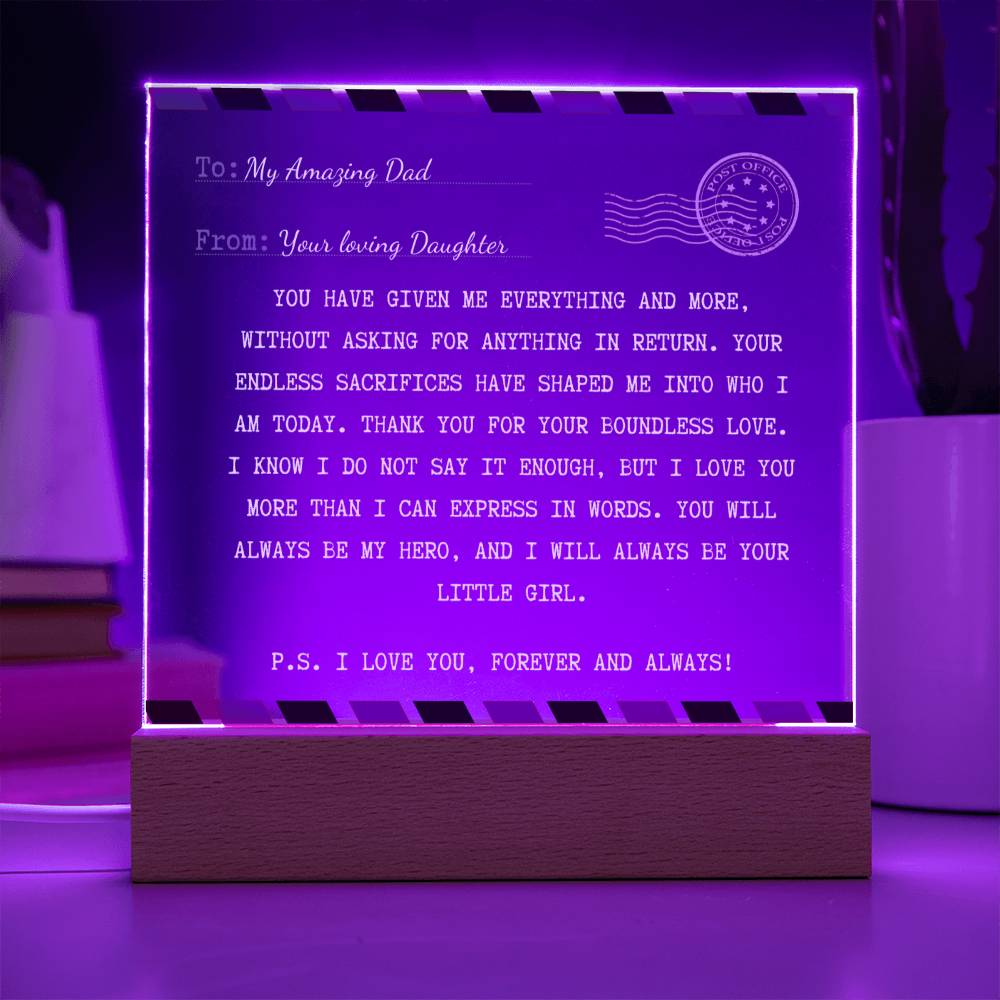 Father's Day Gift To Dad: Letter To My Dad
