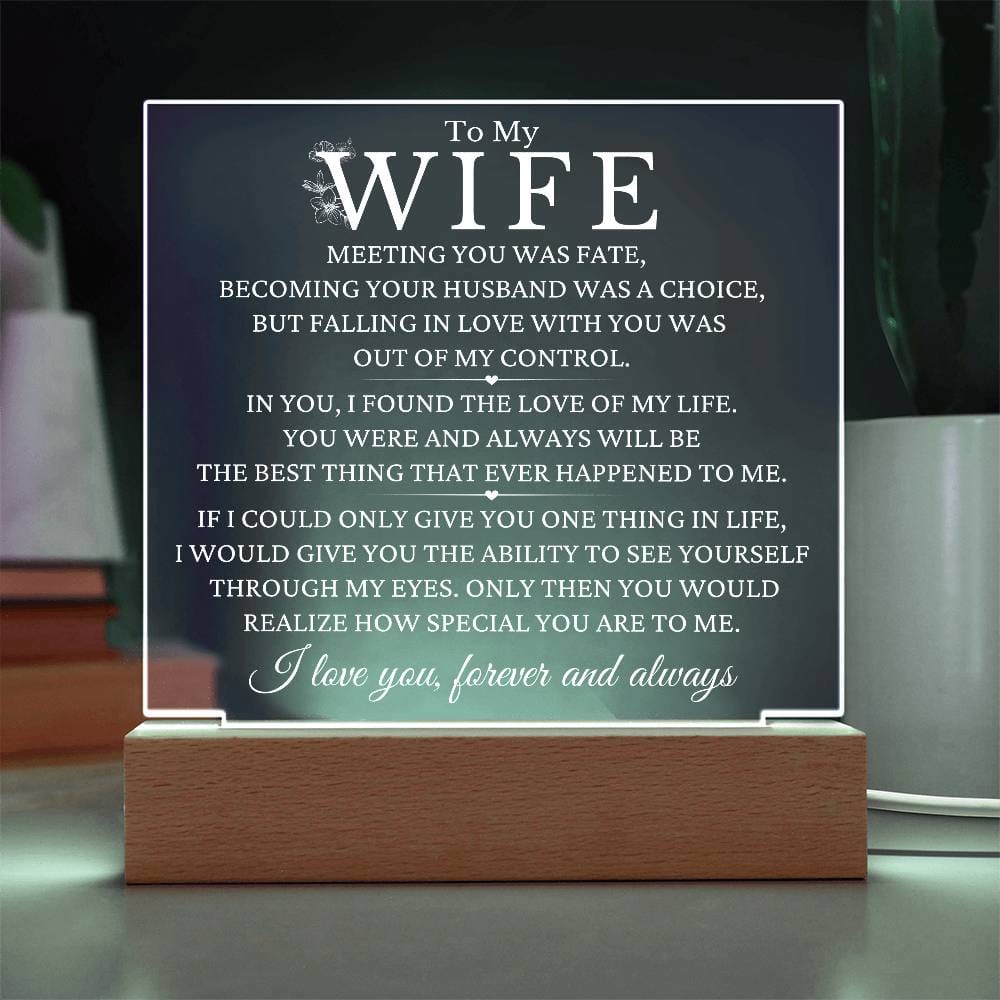 Meeting You Was Fate - Christmas Gift To Wife