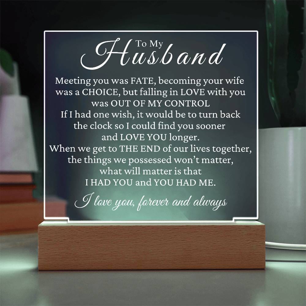 Gift For Husband - I Love You Forever