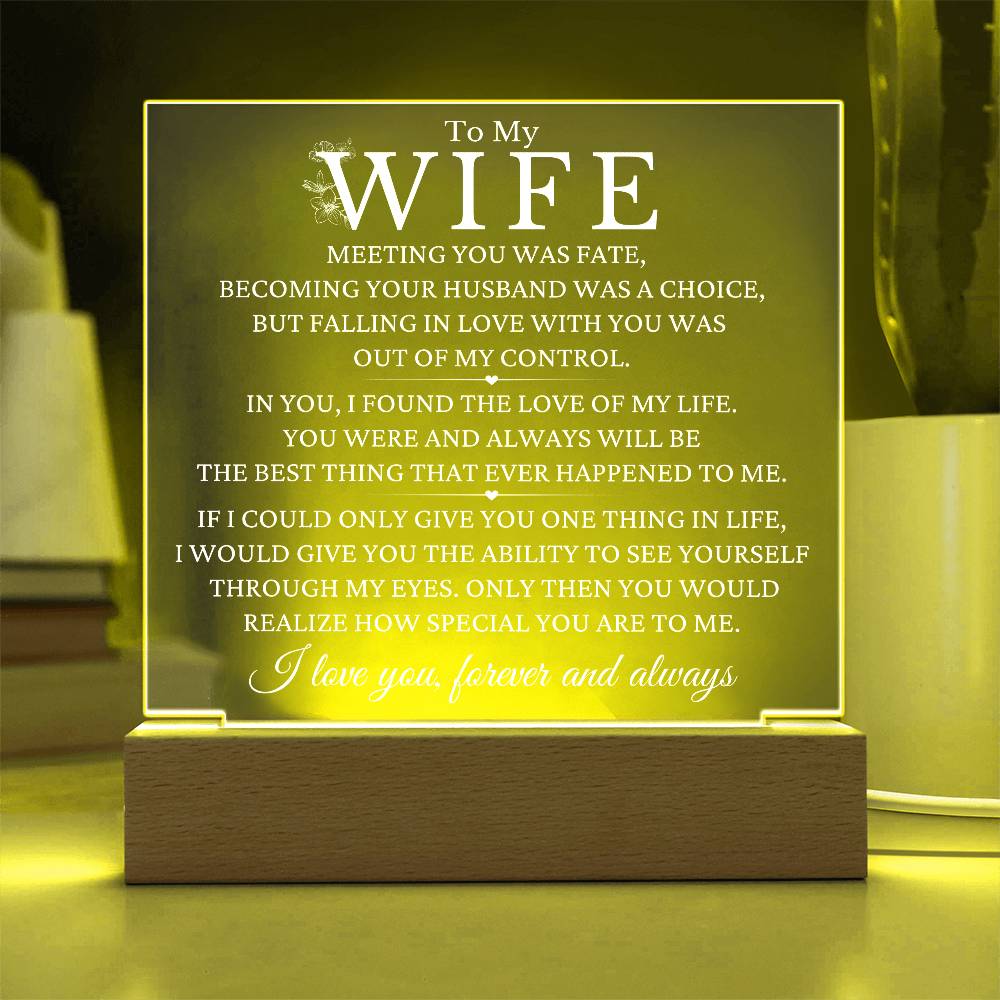 Meeting You Was Fate - Christmas Gift To Wife