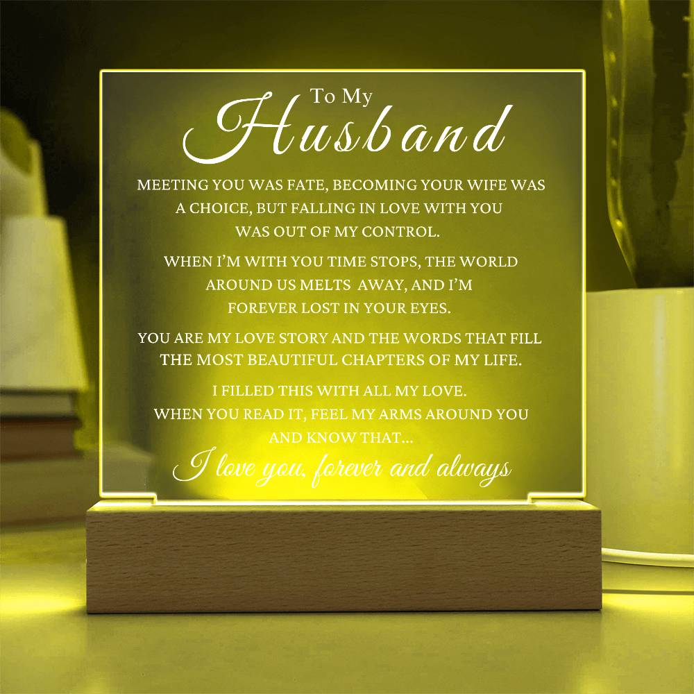 Gift To Husband - Meeting You Was Fate