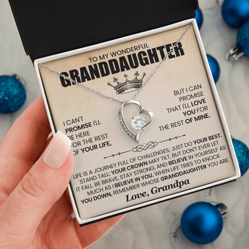 Christmas Gift To Granddaughter - Graduation Gift From Grandpa - Birthday Gift From Grandfather