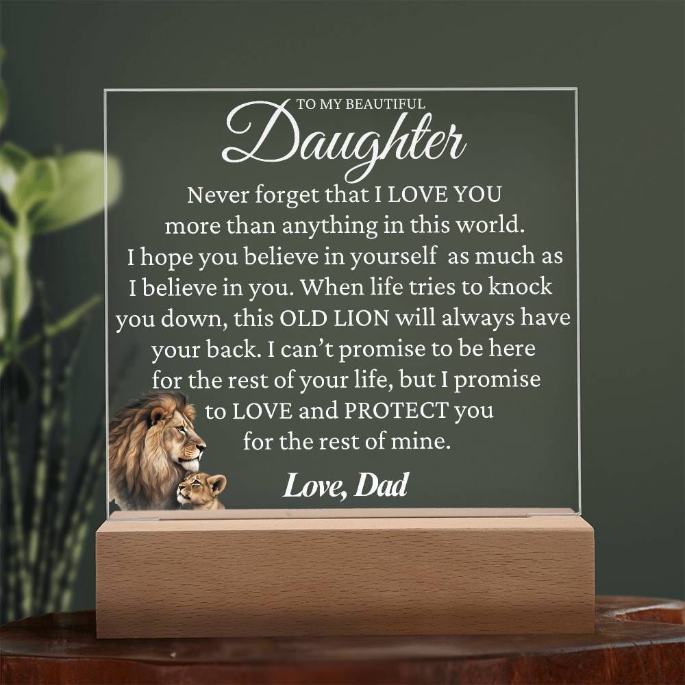Gift To Daughter - This Old Lion