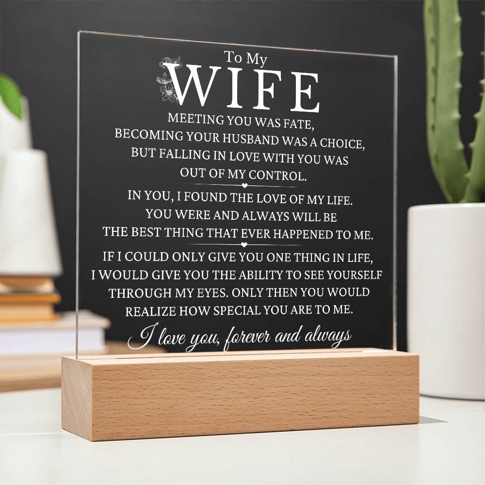 Meeting You Was Fate - Christmas Gift To Wife