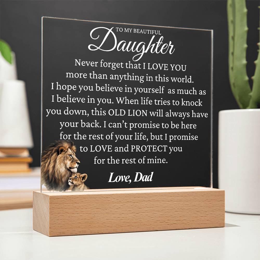 Gift To Daughter - This Old Lion