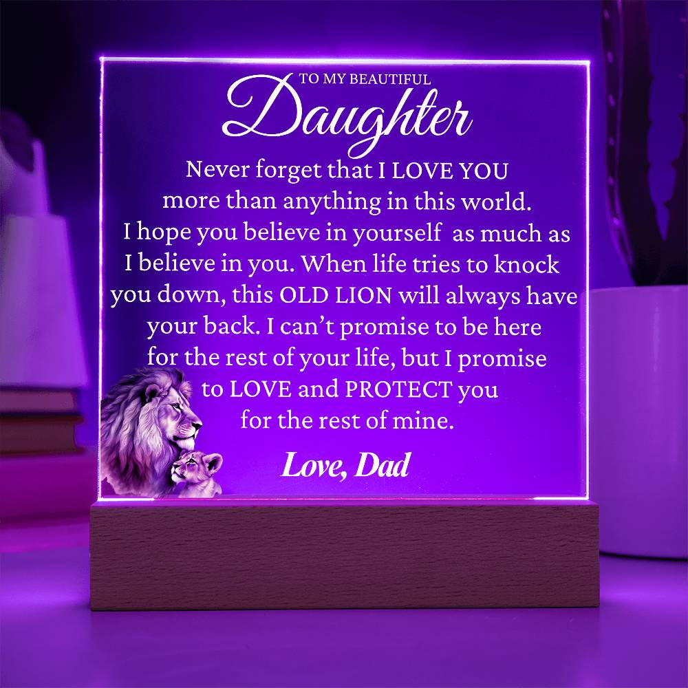Gift To Daughter - This Old Lion