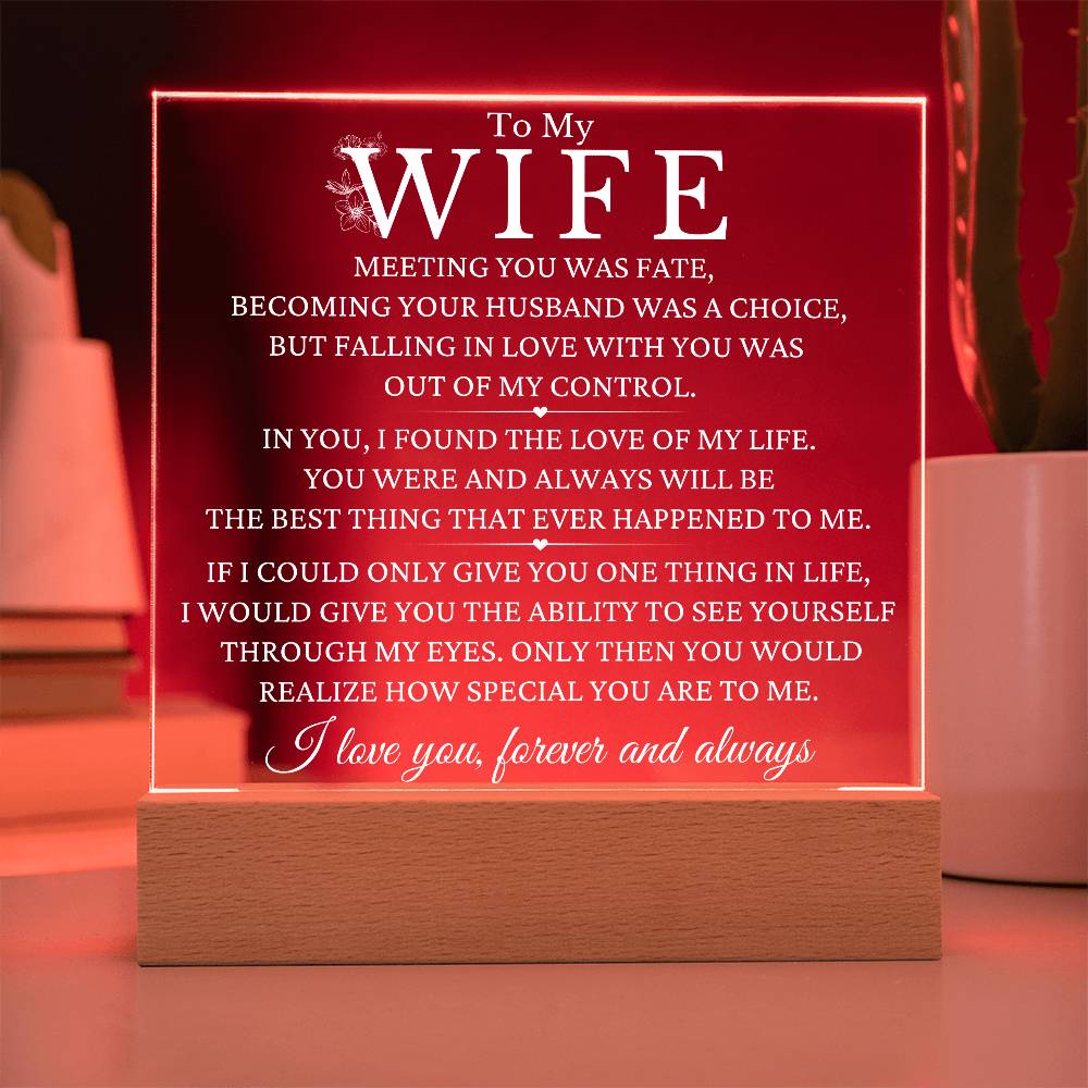 Meeting You Was Fate - Christmas Gift To Wife