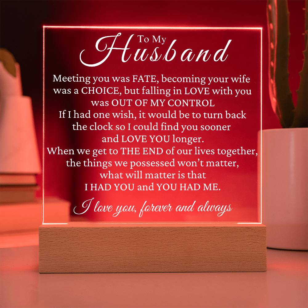Gift For Husband - I Love You Forever