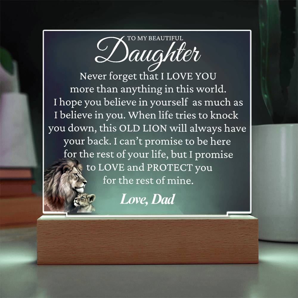 Gift To Daughter - This Old Lion
