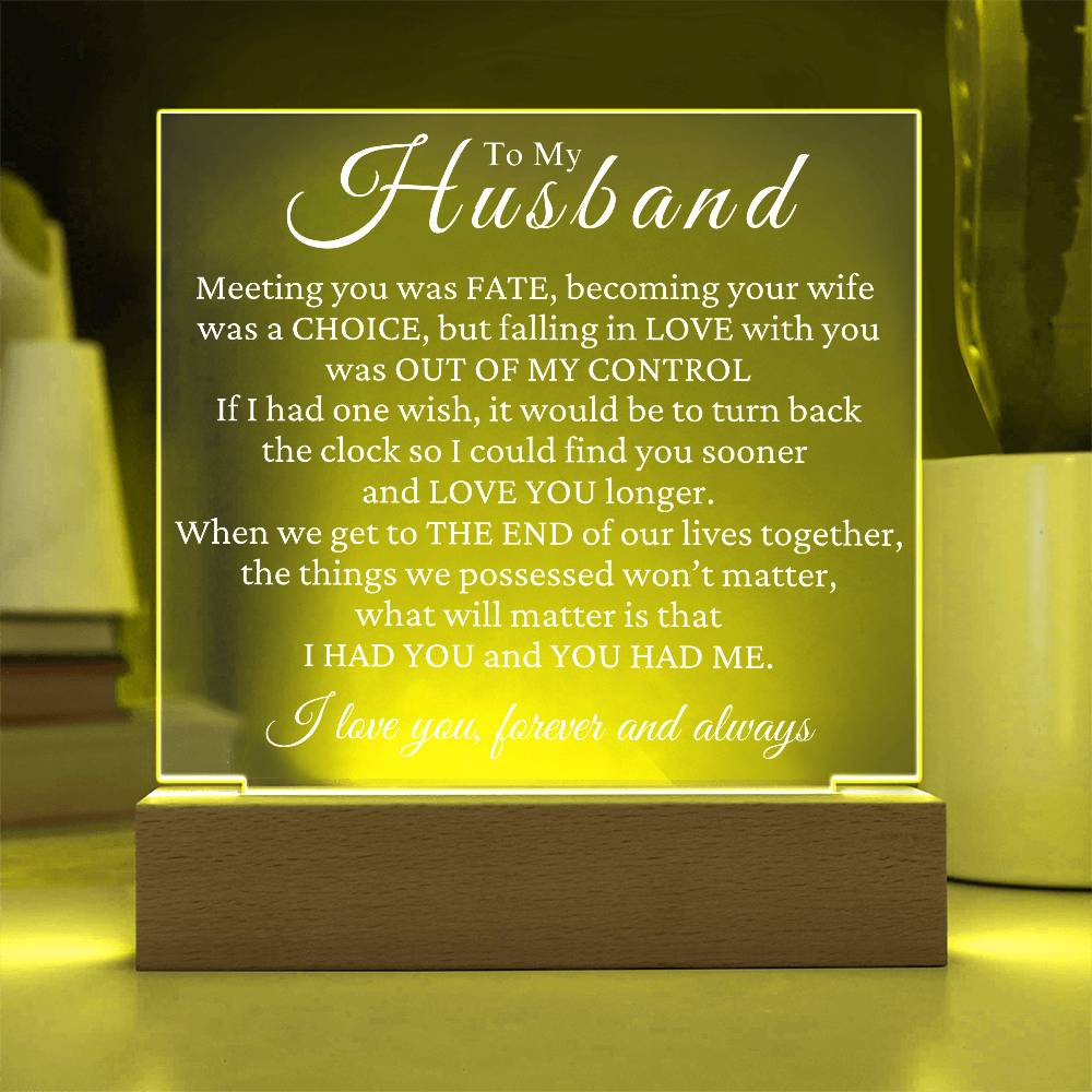 Gift For Husband - I Love You Forever